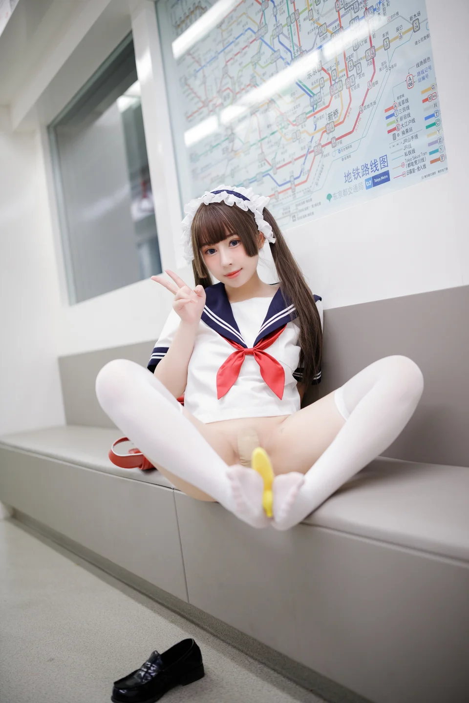 胡桃猫 - No.033 电车痴女 [152P-2GB] tg@simisebaisi 【丝足阁】084.webp